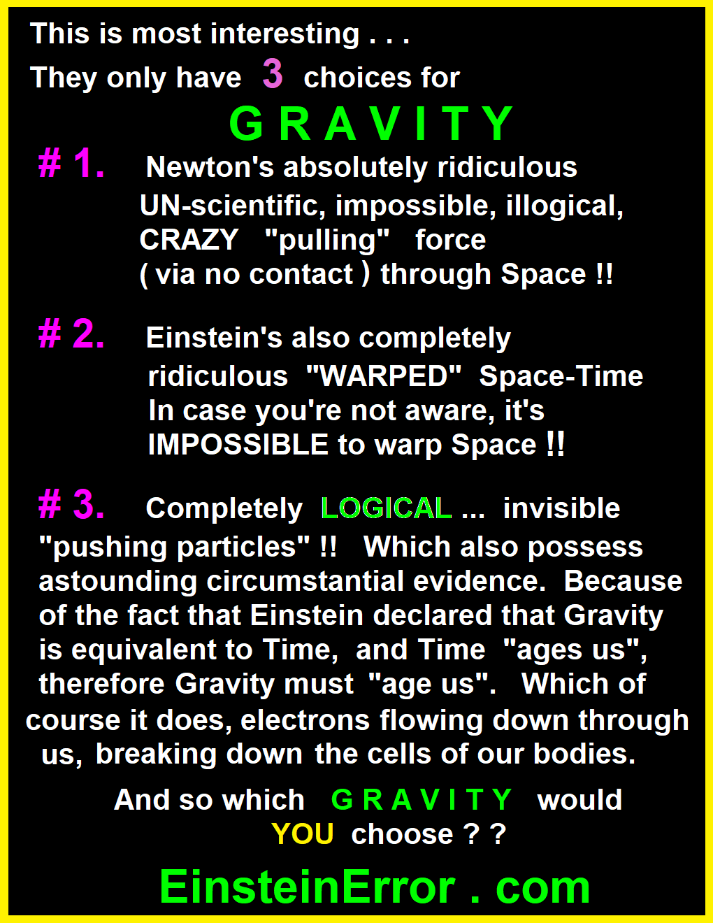 Gravity Change